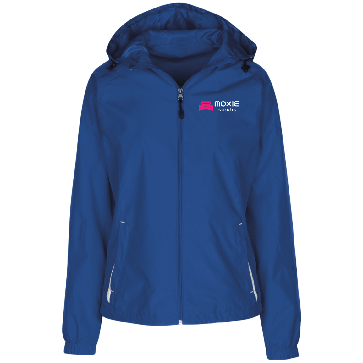 MOXIE Ladies Jersey-Lined Hooded Windbreaker