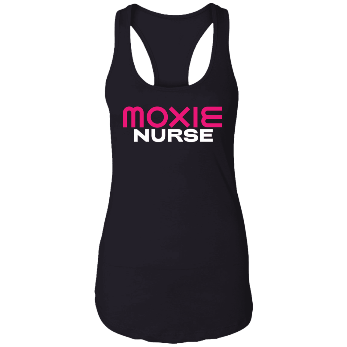 MOXIE Nurse Ladies Ideal Racerback Tank