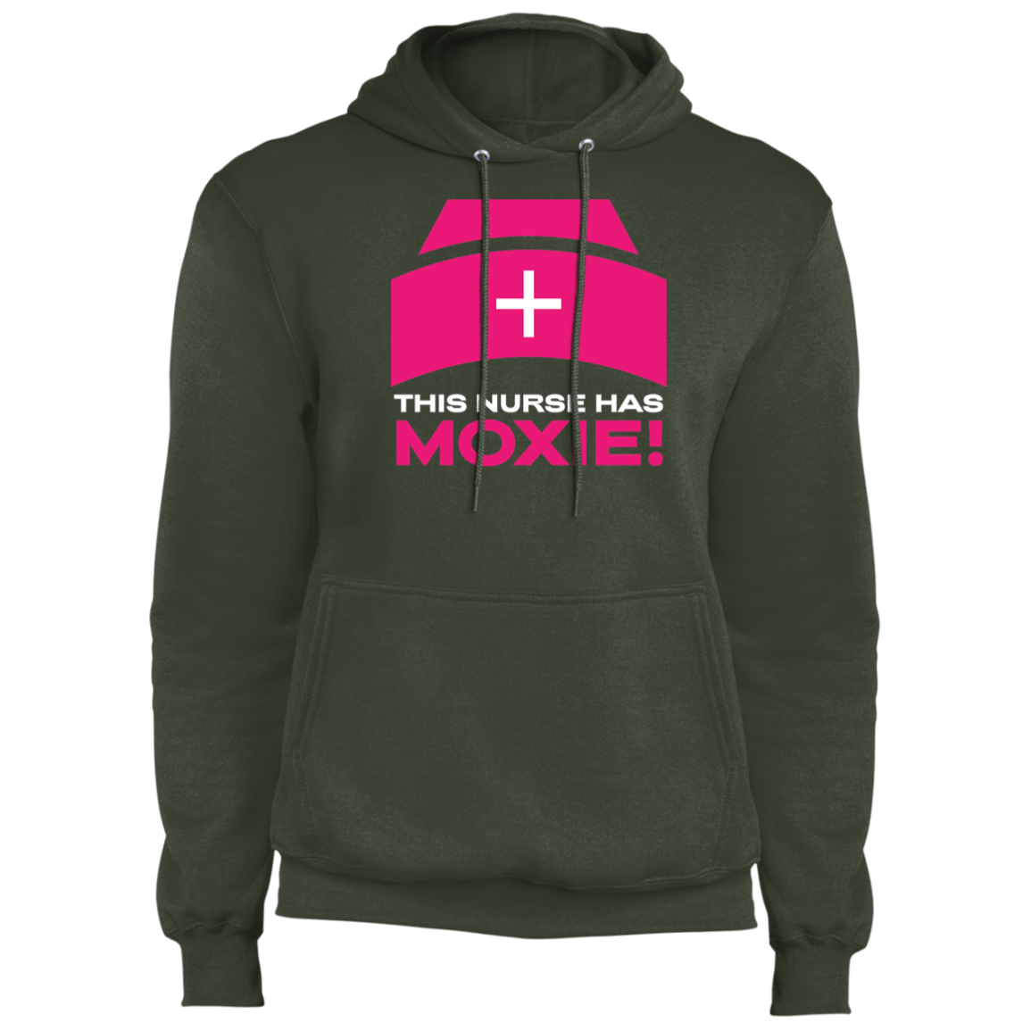 This Nurse Has Moxie Core Fleece Pullover Hoodie