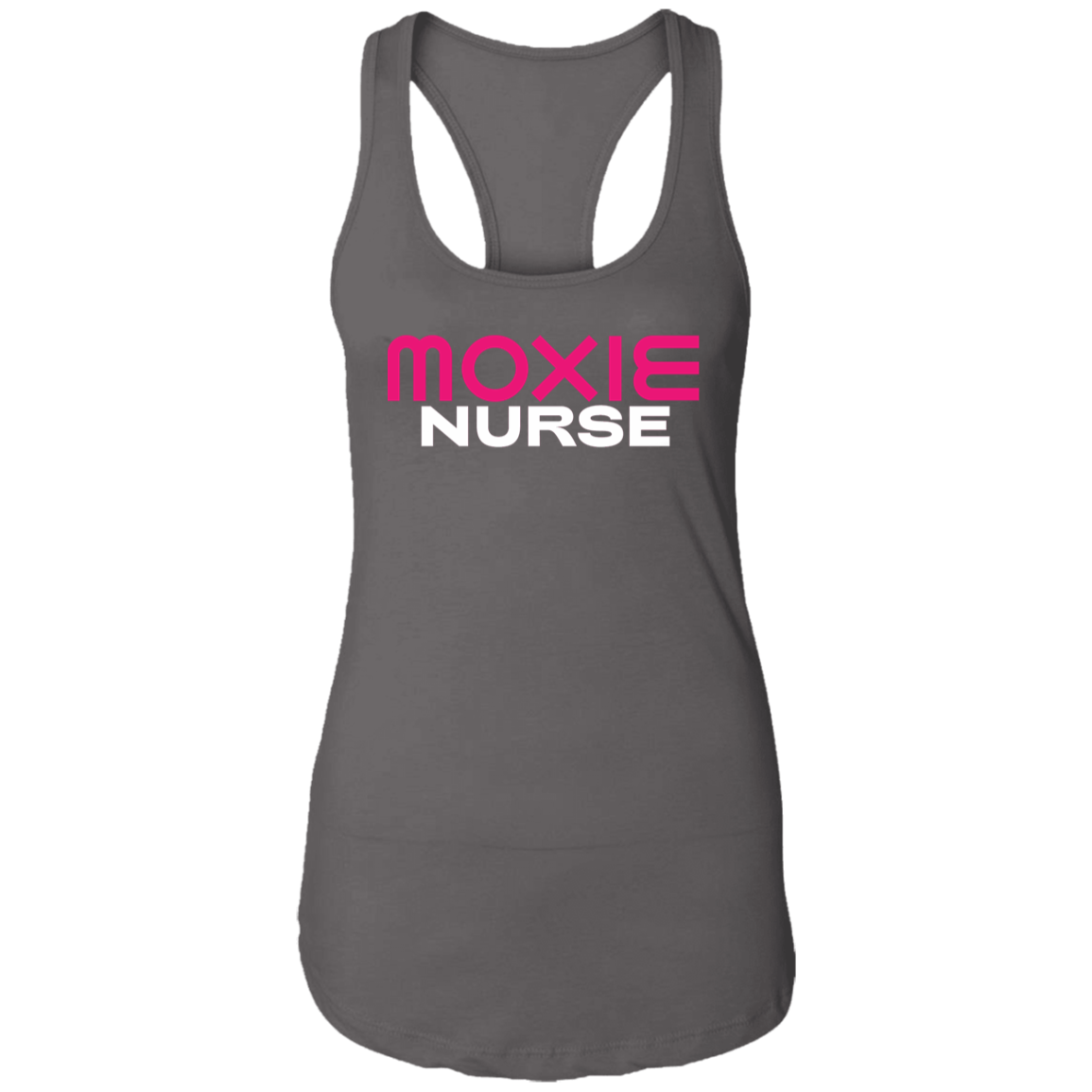 MOXIE Nurse Ladies Ideal Racerback Tank
