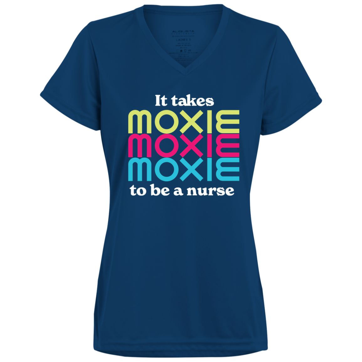 MOXIE Ladies Moisture-Wicking V-Neck Tee