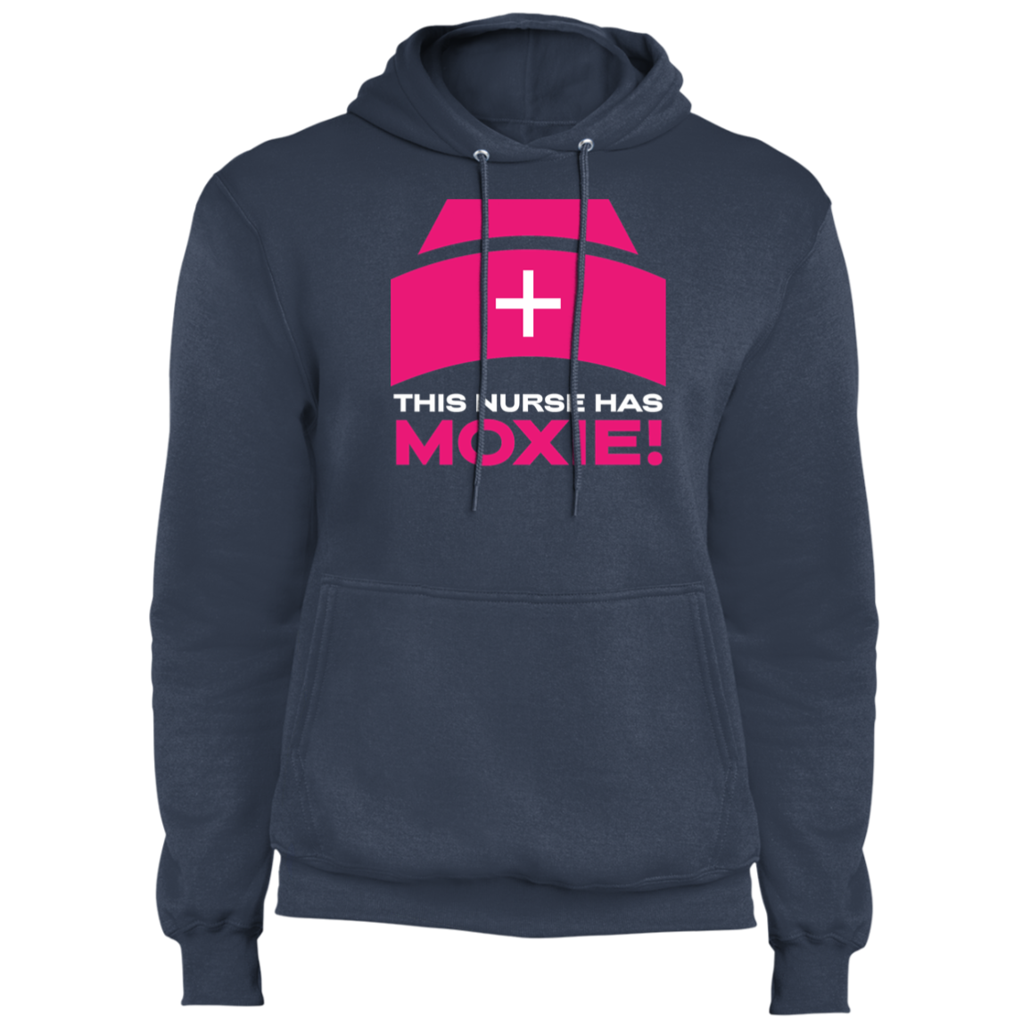 This Nurse Has Moxie Core Fleece Pullover Hoodie