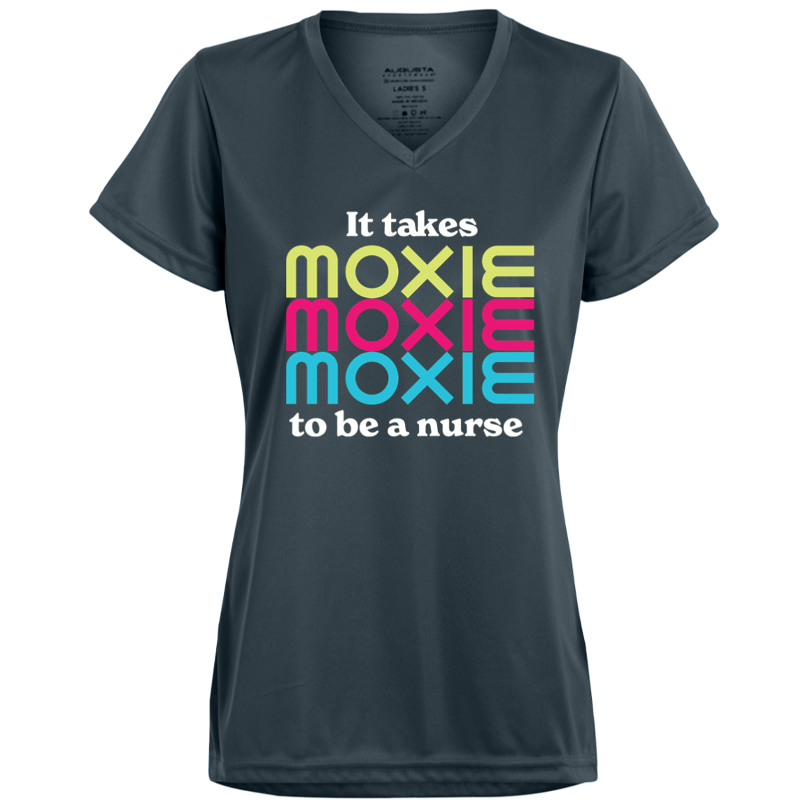 MOXIE Ladies Moisture-Wicking V-Neck Tee