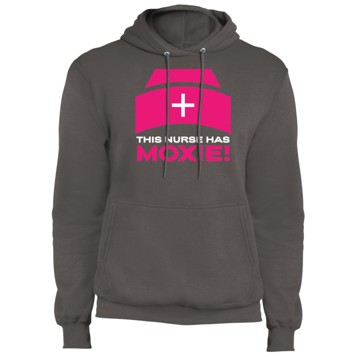 This Nurse Has Moxie Core Fleece Pullover Hoodie