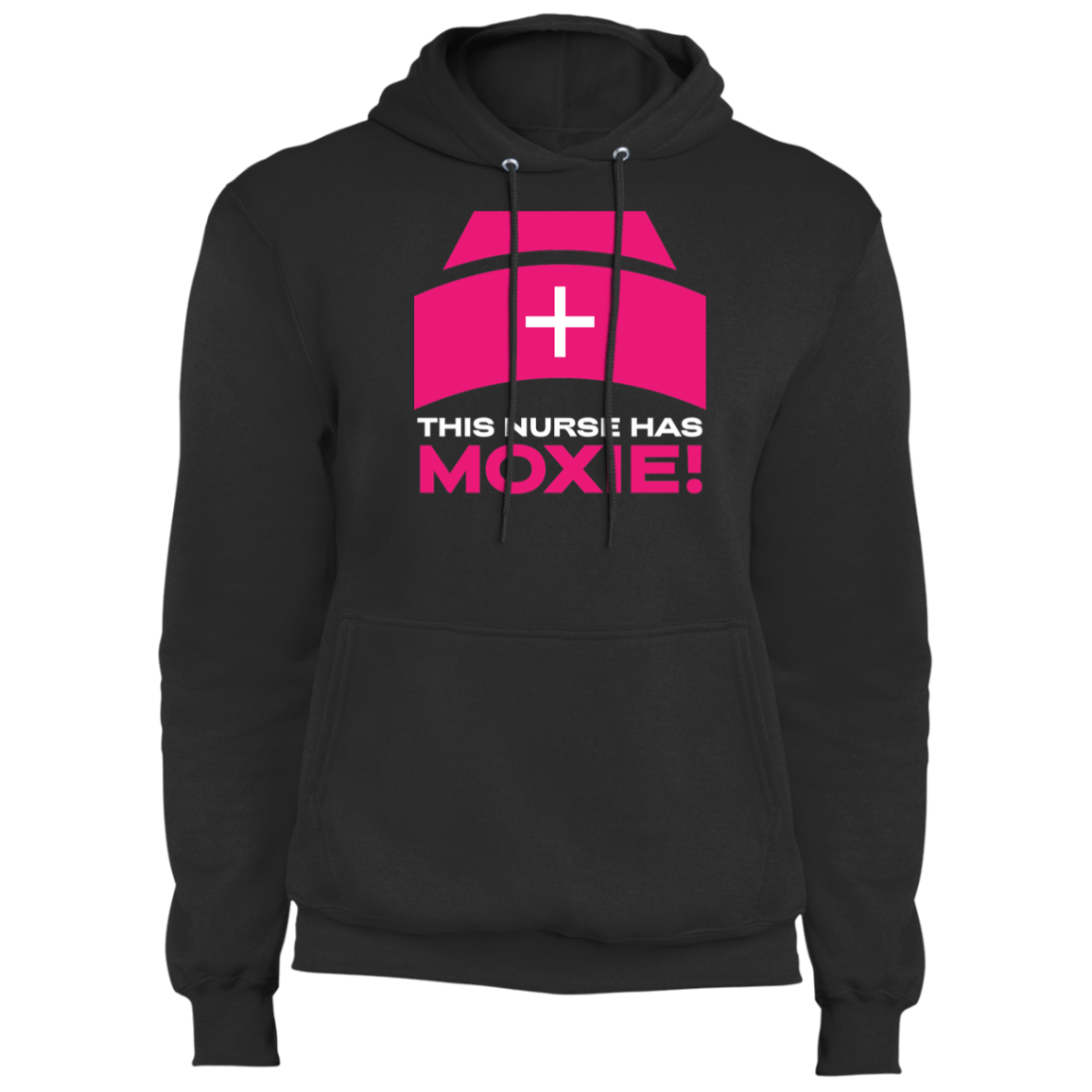 This Nurse Has Moxie Core Fleece Pullover Hoodie