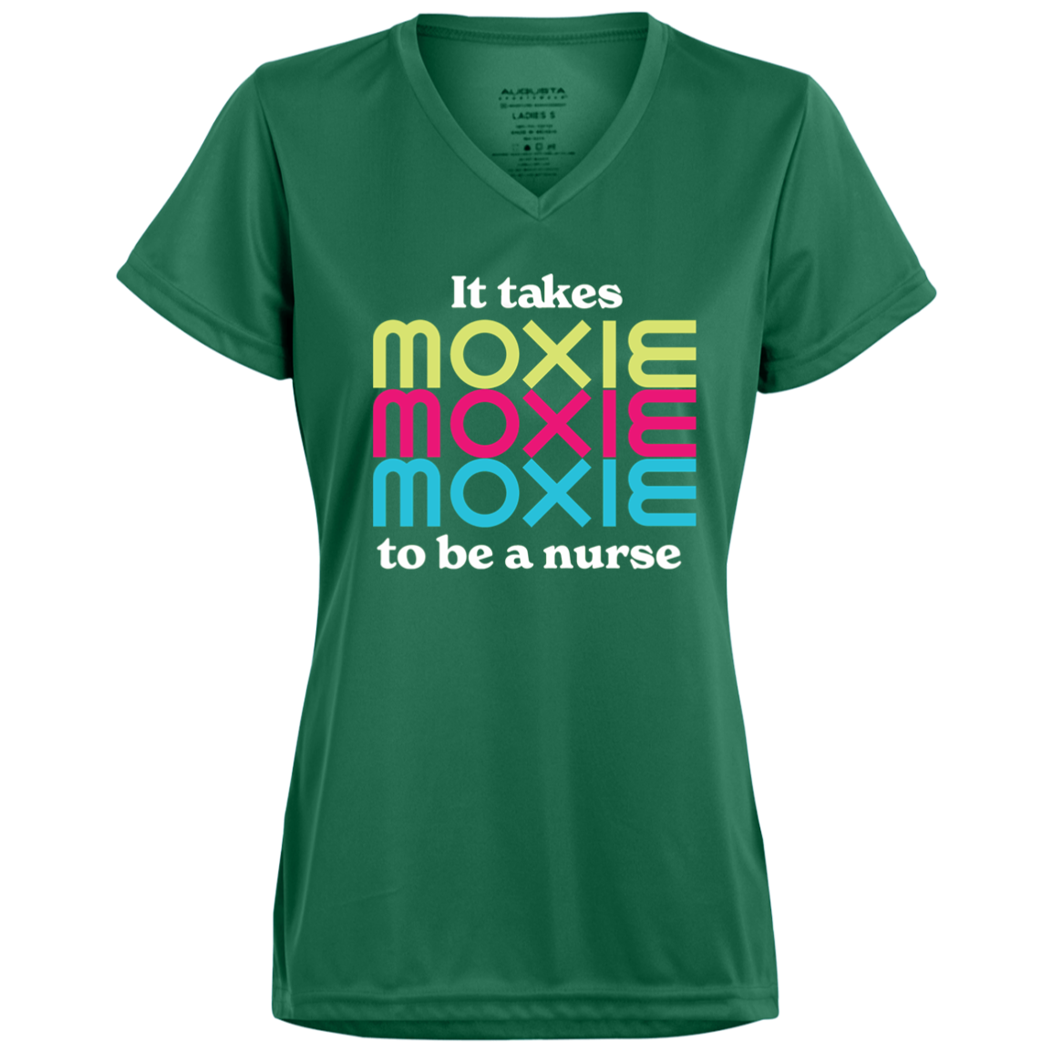MOXIE Ladies Moisture-Wicking V-Neck Tee