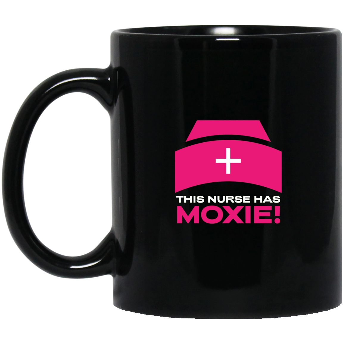 MOXIE 11 oz. Black Mug