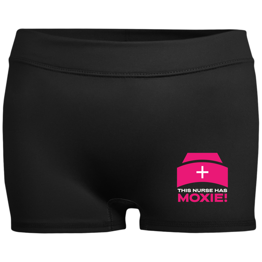 MOXIE Ladies Fitted Moisture-Wicking 2.5 inch Inseam Shorts