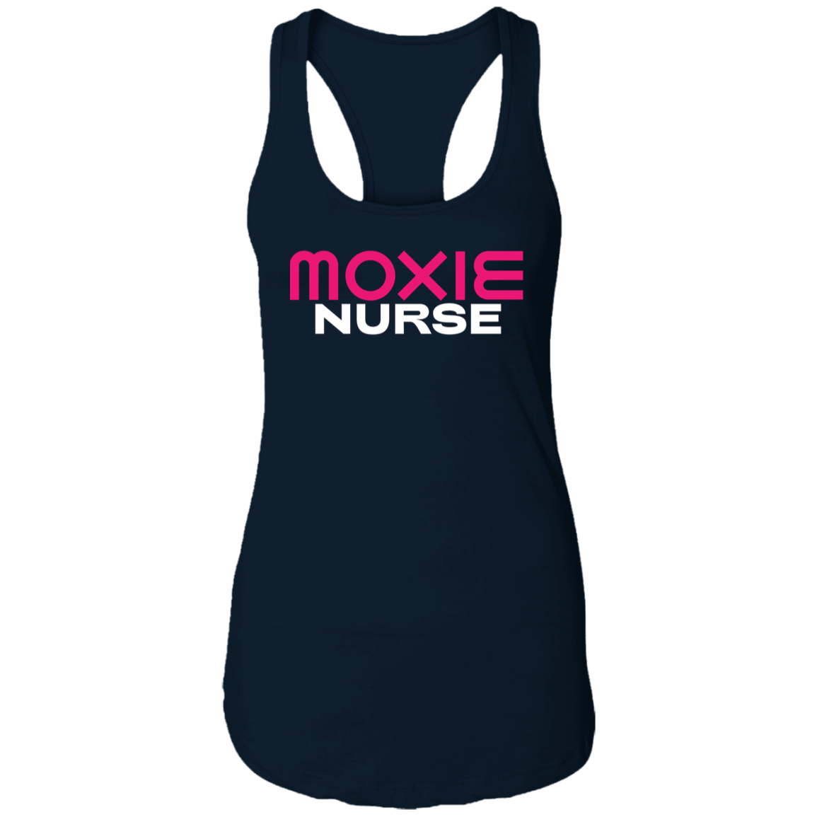 MOXIE Nurse Ladies Ideal Racerback Tank