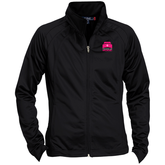 MOXIE Ladies Raglan Sleeve Warmup Jacket