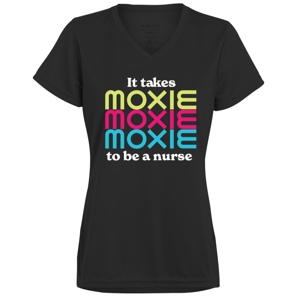 MOXIE Ladies Moisture-Wicking V-Neck Tee