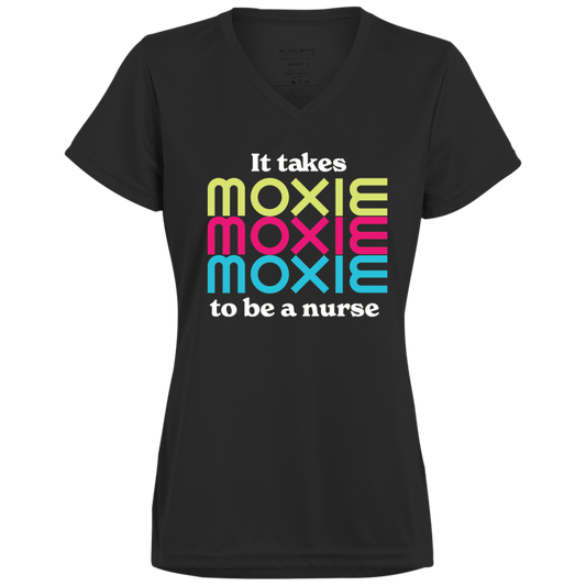 MOXIE Ladies Moisture-Wicking V-Neck Tee